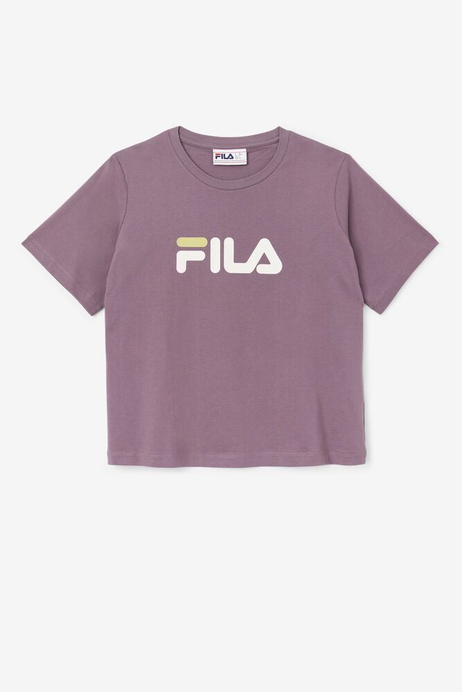 Fila T-Shirt Thea Womens Purple - India JHP-892547